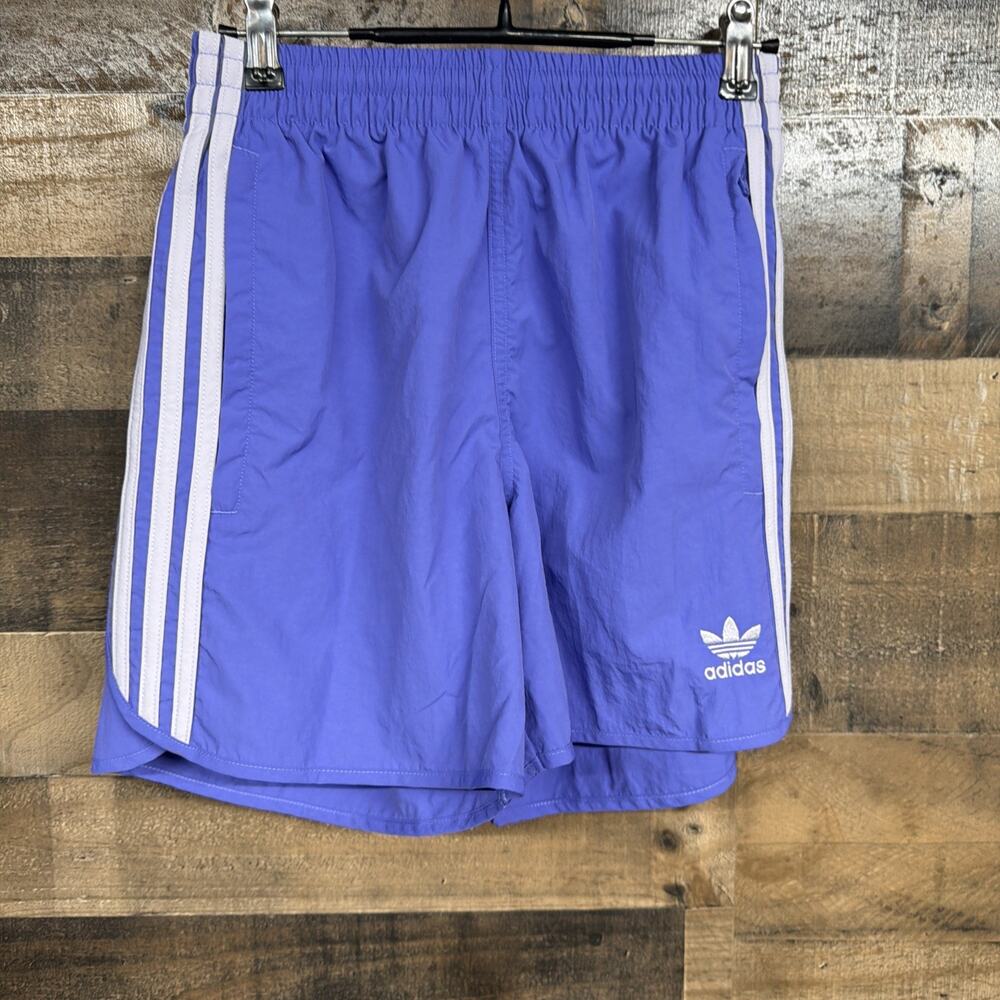 Adidas Originals Sprinter Shorts Mens Size XS Zip Pockets Purple NWT SKU 041